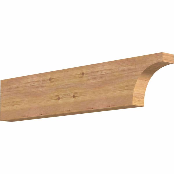 Ekena Millwork Huntington Smooth Rafter Tail, Western Red Cedar, 3 1/2"W x 10"H x 48"L RFT04X10X48HUN00SWR - main